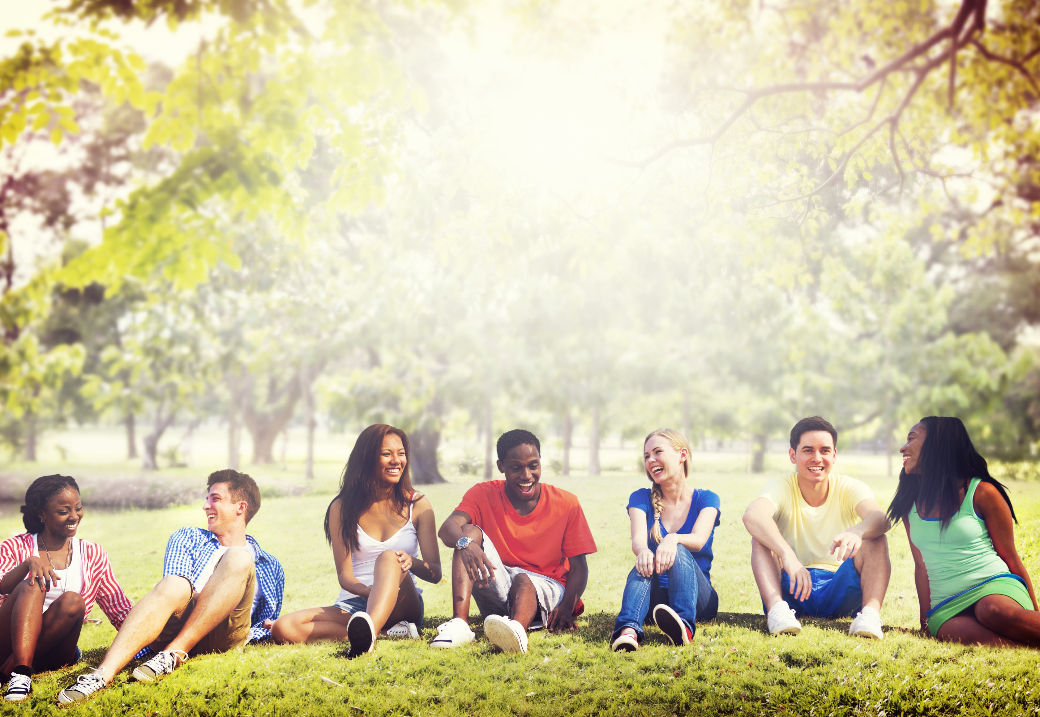 Students Friendship Team Relaxation Holiday Concept